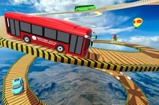 危险赛道巴士驾驶游戏中文手机版（Bus Stunt Game）3
