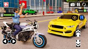 警察驾驶摩托车游戏图2