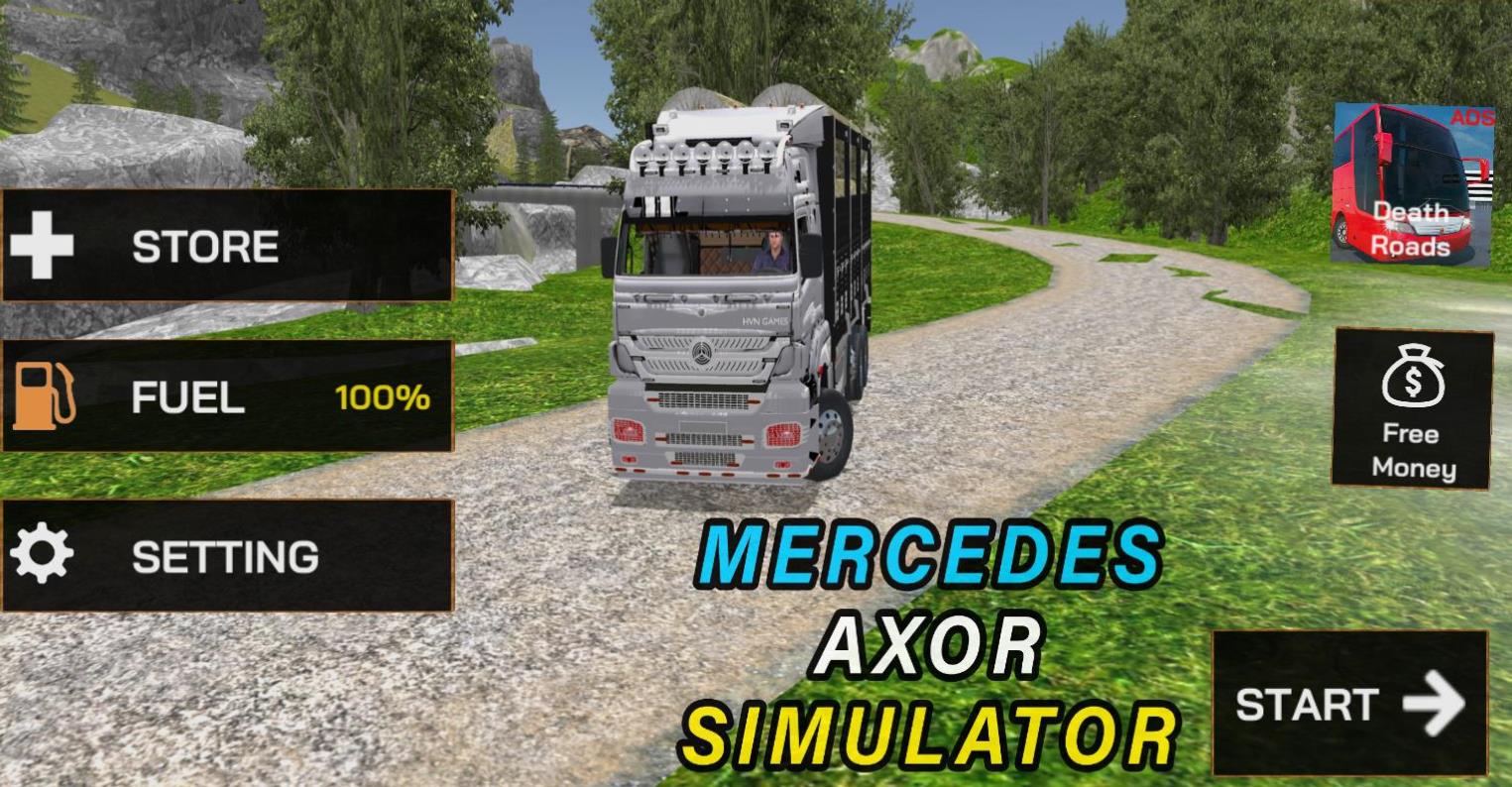 梅赛德斯卡车模拟中文手机版（Axor Simulator Wood Transport）3