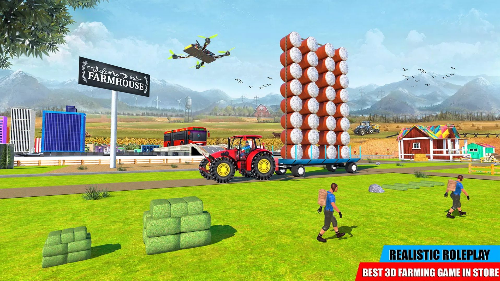 拖拉机农场驾驶3d游戏官方版图片1