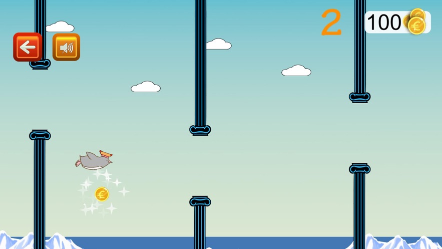 企鹅在天空中飞翔游戏安卓版图1: