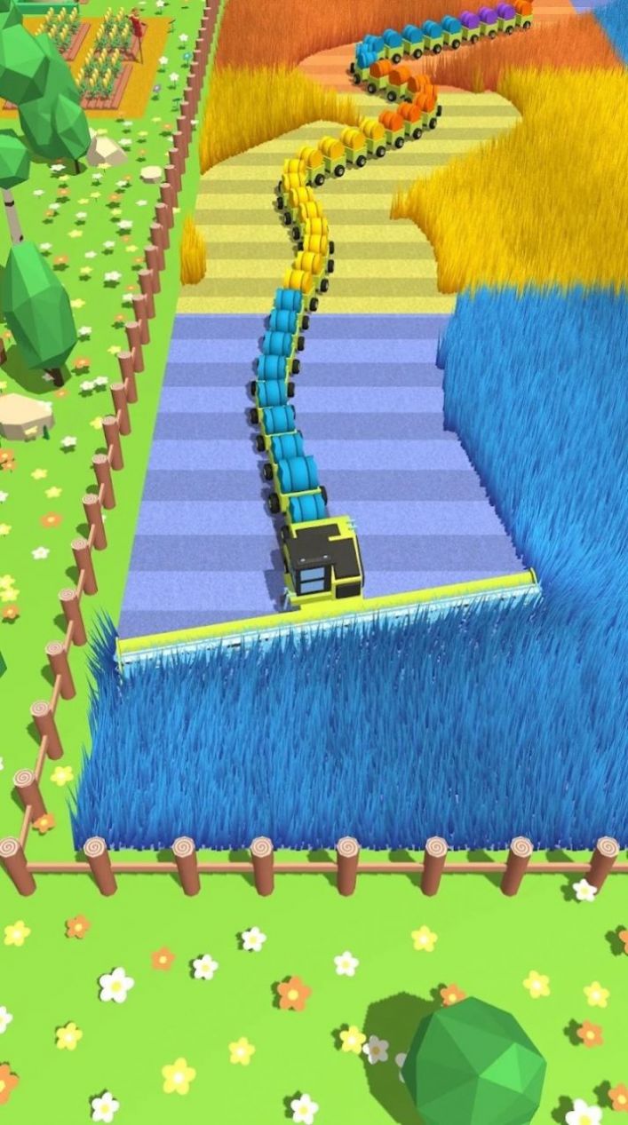 狂热割草机游戏中文版（Grass Harvest 3D）图1: