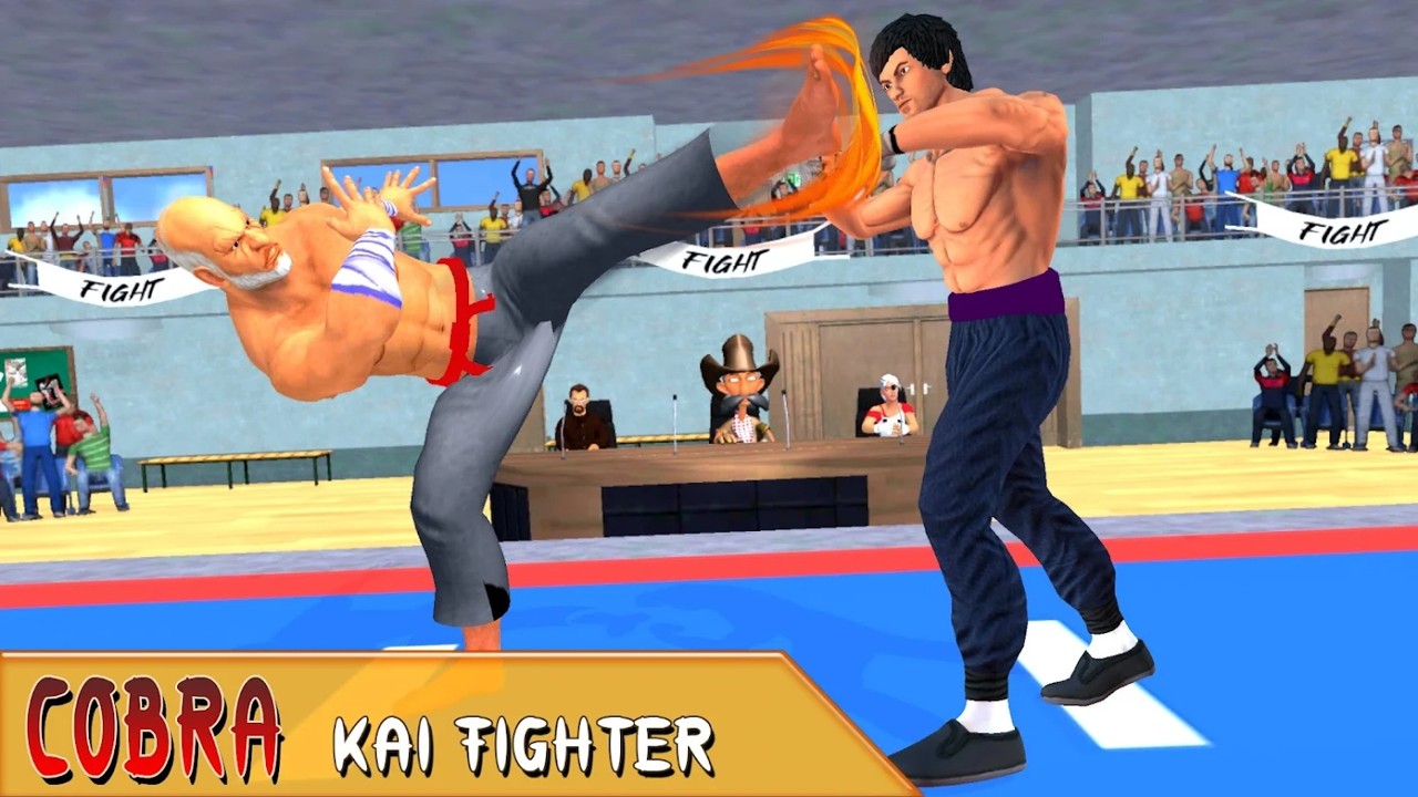 功夫空手道格斗游戏中文版(Tag Team Kung Fu Karate Fight)截图1: