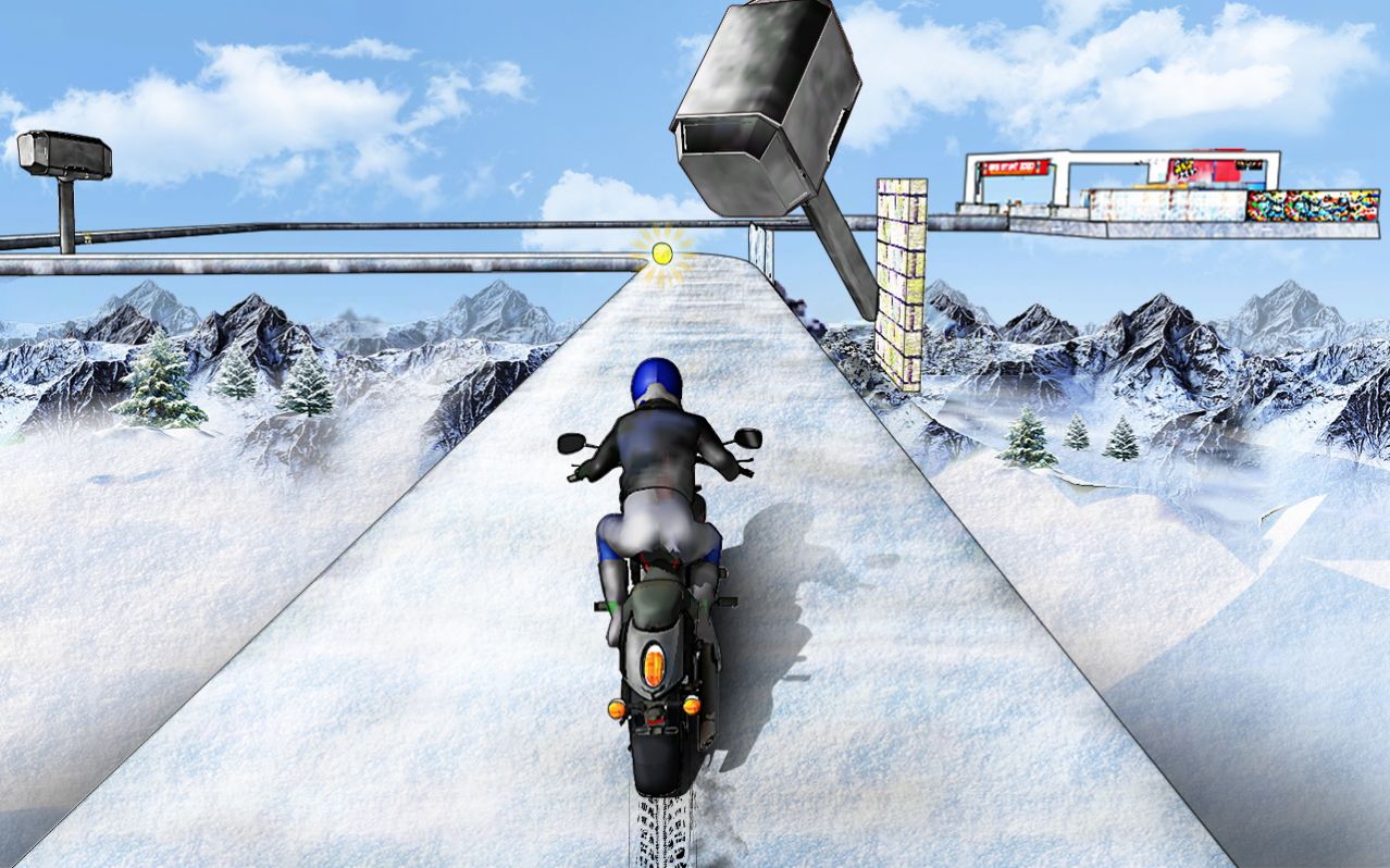 斜坡摩托车中文版游戏下载（Impossible Ramp Bike Stunts）4