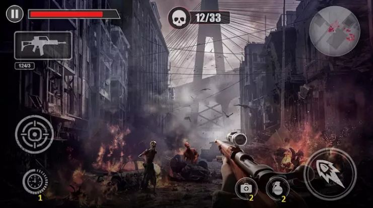 死亡射击僵尸射手游戏手机版（Dead Shot Zombie Shooter）图片1