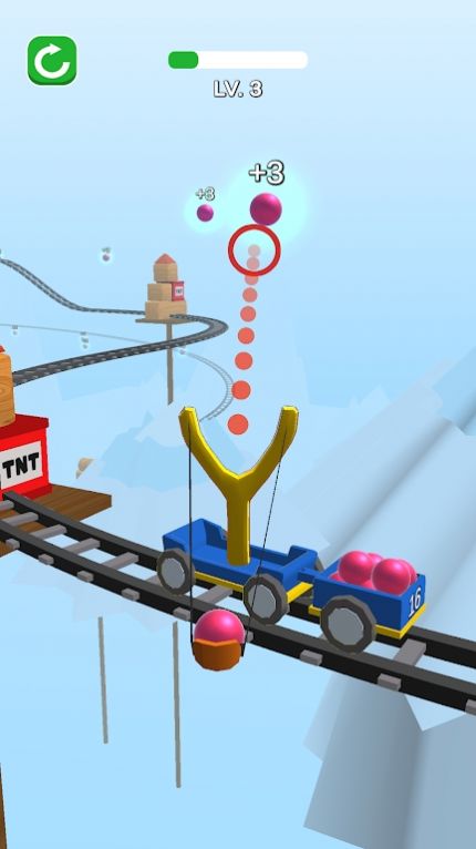 铁路弹弓游戏安卓手机版（RAIlroad Slingshot）图1: