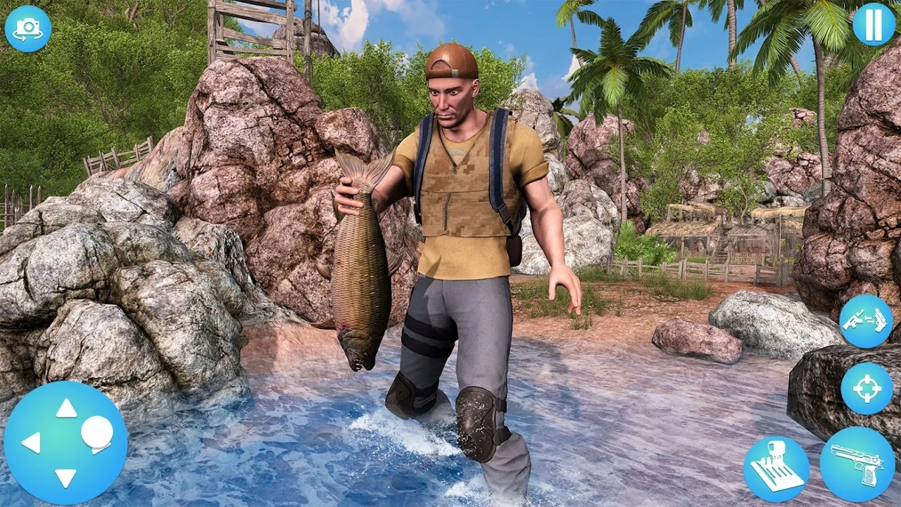 鱼猎人鲨鱼模拟器游戏中文版（Fish Hunter Shark Simulator）图4: