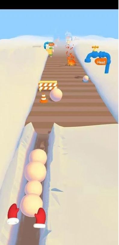 雪人滚滚游戏官方安卓版（Snowman run 3D）图2: