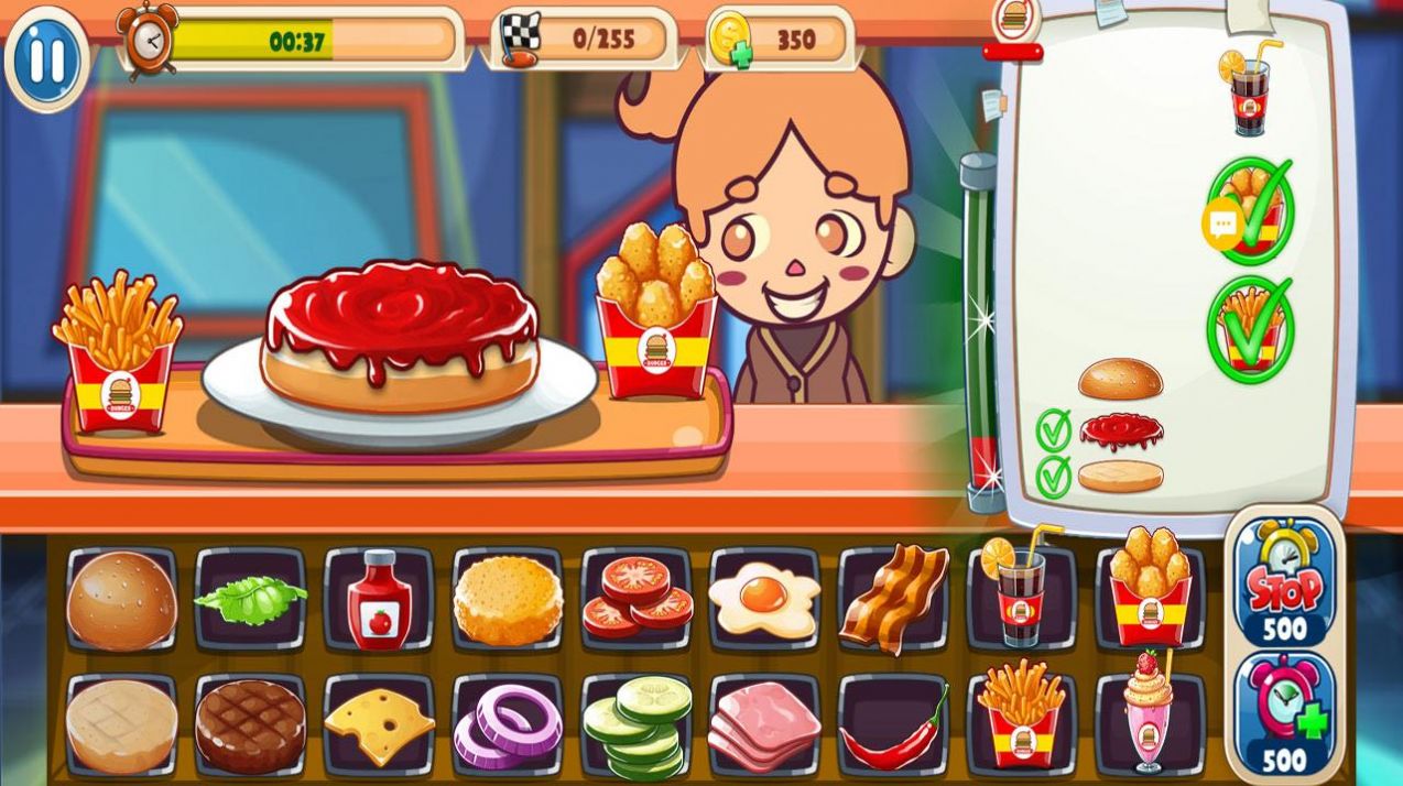 汉堡餐厅模拟游戏官方安卓版截图1:
