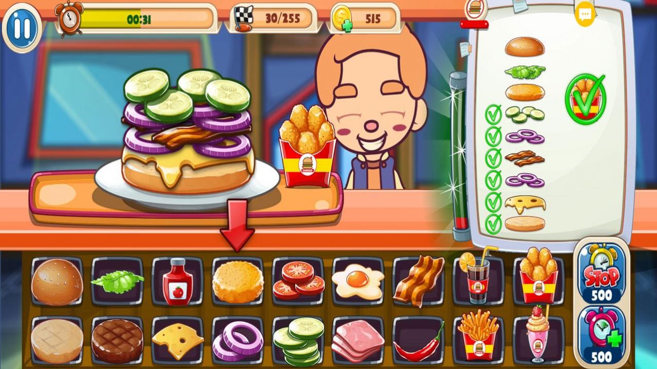 汉堡餐厅模拟游戏官方安卓版图1: