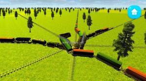 火车碰撞铁路模拟游戏图1