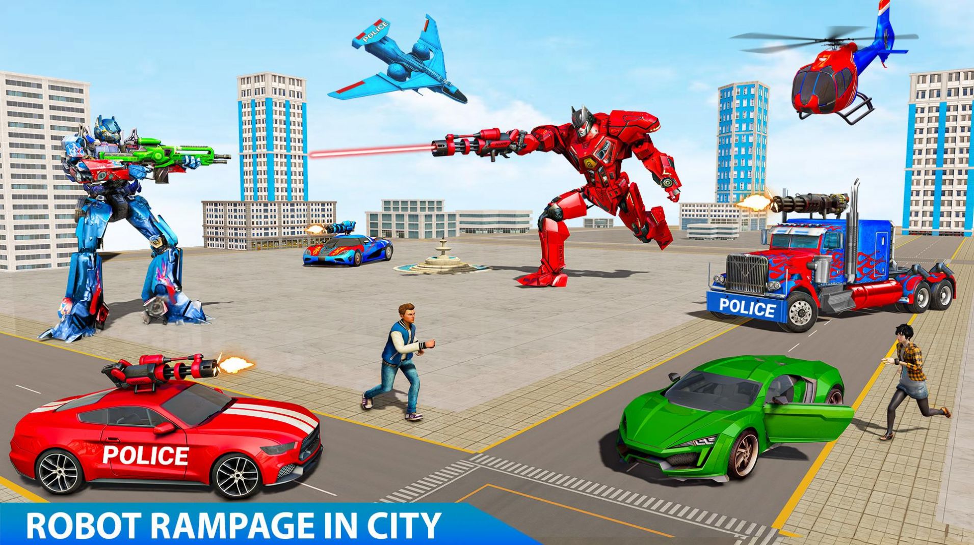 警车机器人英雄游戏官方版图3: