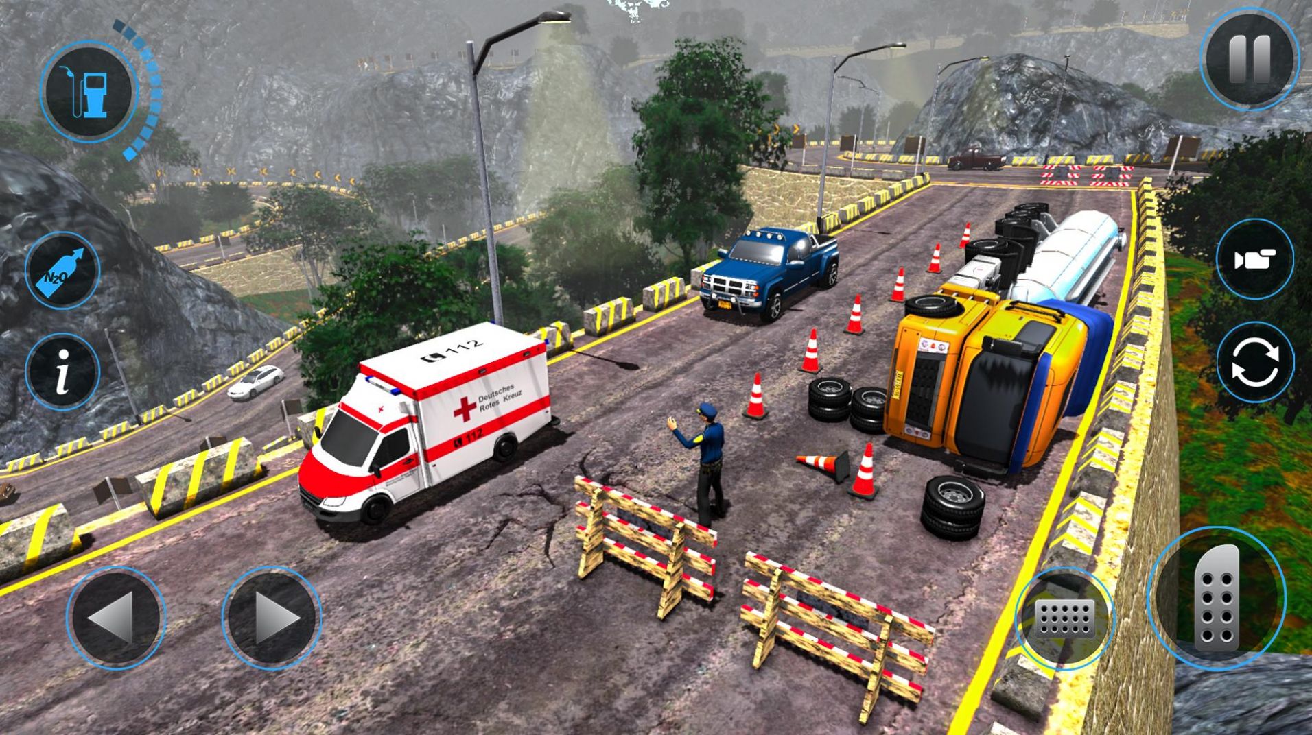 卡车运输驾驶模拟器游戏安卓手机版（Mega Transporter Truck Games）图1: