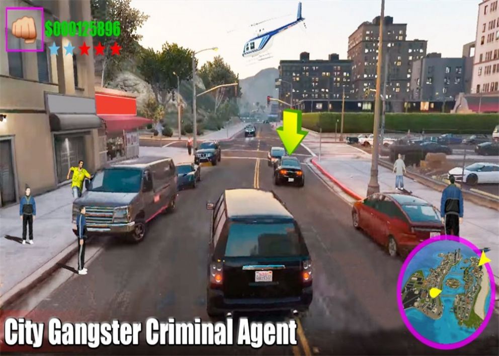 真实黑帮犯罪使命3D游戏安卓版（Real Gangster Grand Crime Mission 3d）图3: