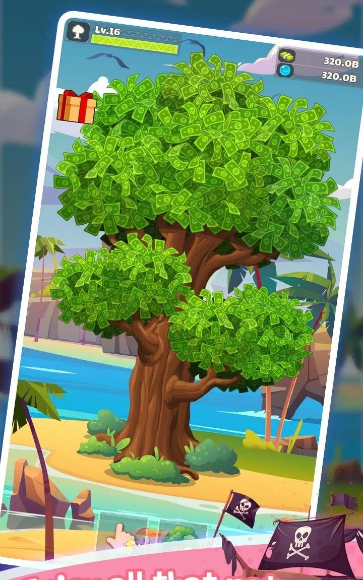 海盗树游戏安卓版下载（Pirate Tree Unlimited Growth）图片1