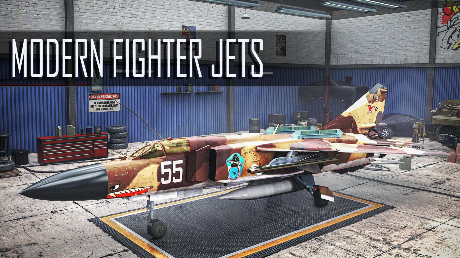喷气式战斗机飞行模拟器游戏最新版（Aero Fighter: Modern Warplane）图1: