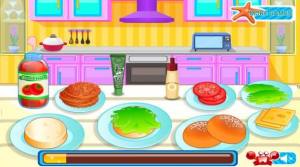 小型汉堡烹饪游戏图3