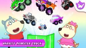 狼头怪物卡车游戏中文手机版（Wolfoo Monster Truck）图片1