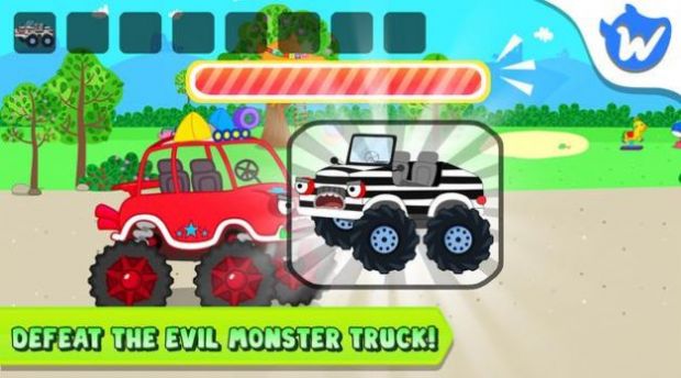 狼头怪物卡车游戏中文手机版（Wolfoo Monster Truck）图1: