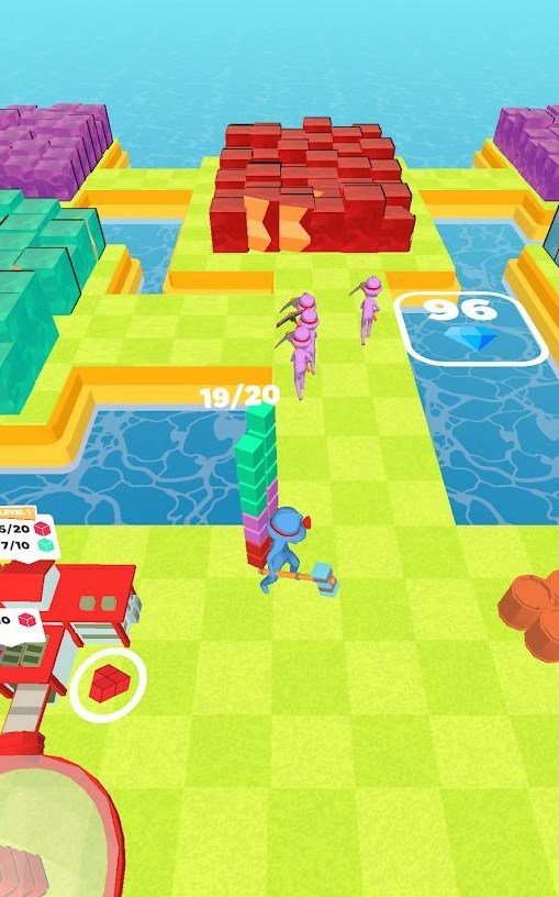 方块土地3D游戏安卓版（Block Land Idle: Arcade-Idle）图4: