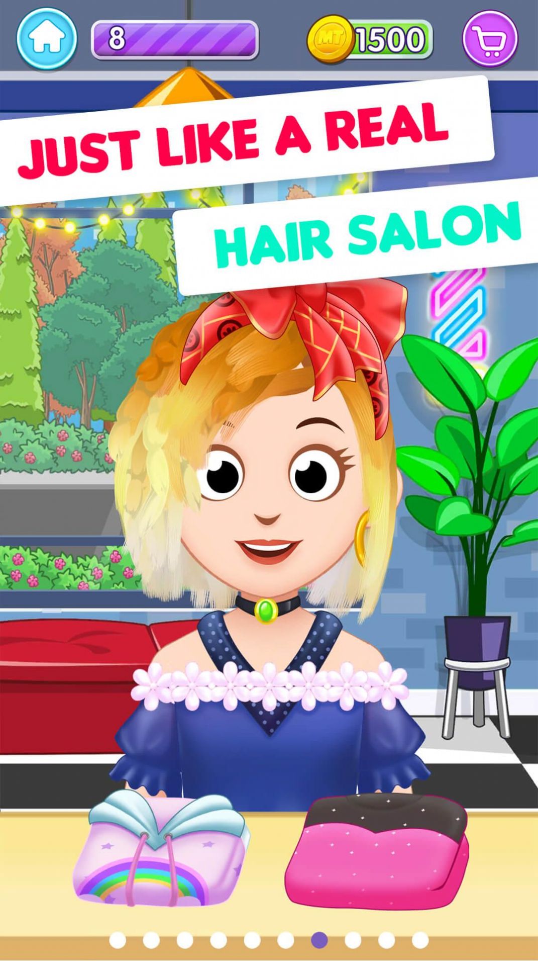 我的小镇美发沙龙游戏最新版（My Town Hair Salon）图片1