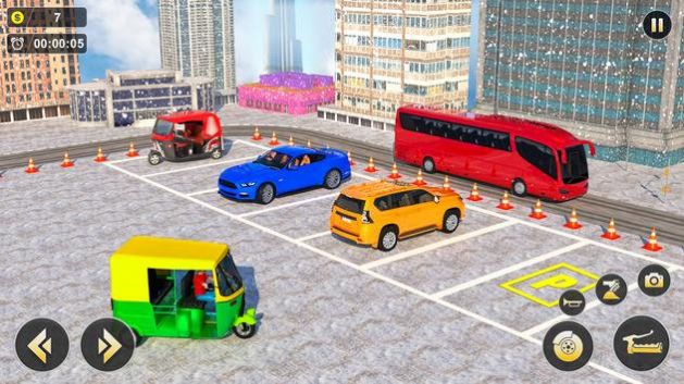 现代的黄包车模拟器游戏安卓版（Modern Rickshaw Simulator Game）图3: