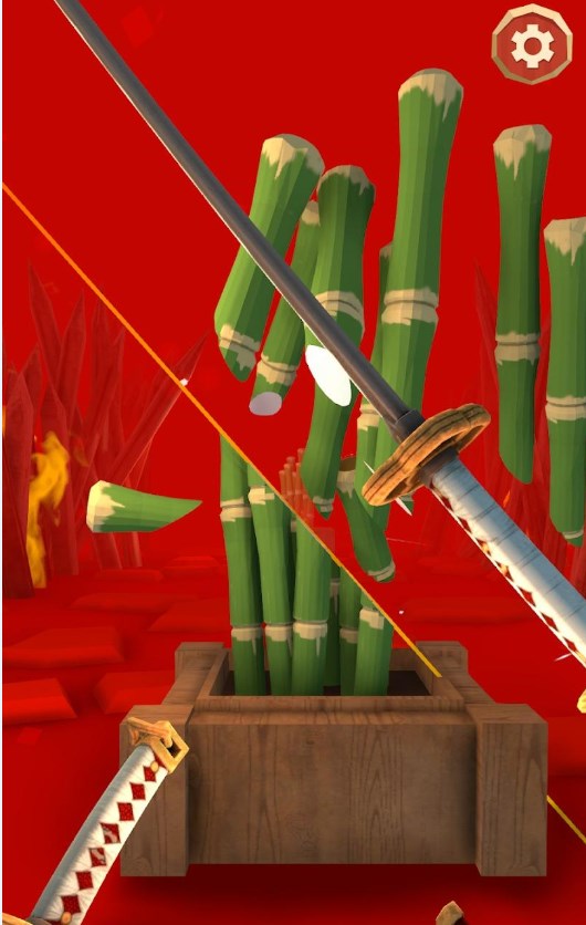 快刀砍竹3D游戏安卓版（Unstoppable Blade 3D）图2: