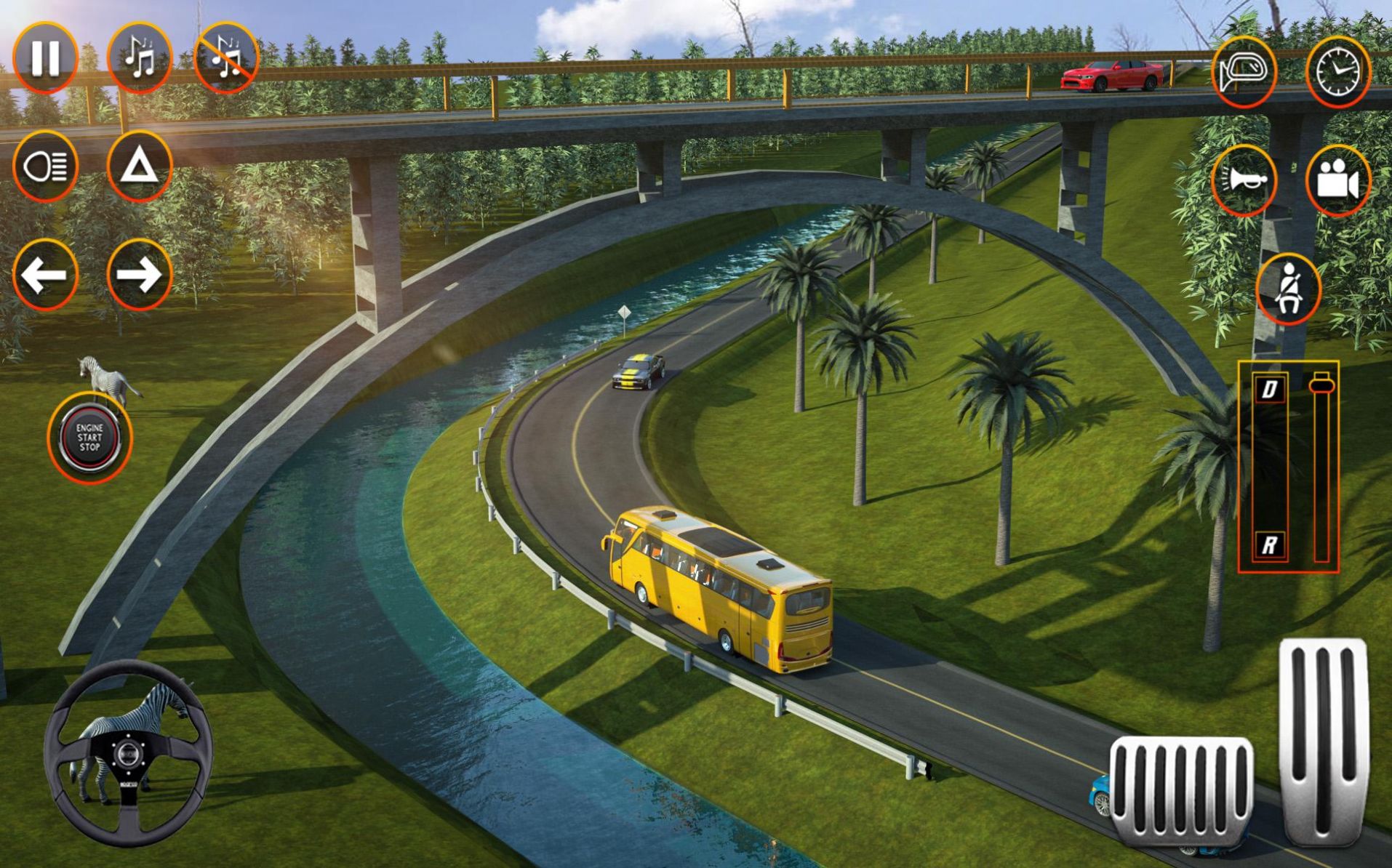 教练巴士驾驶司机游戏安卓版（tourist bus simulator games 3d）图片1