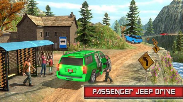 疯狂吉普出租车驾驶游戏官方手机版（Crazy Taxi Jeep Drive）图2: