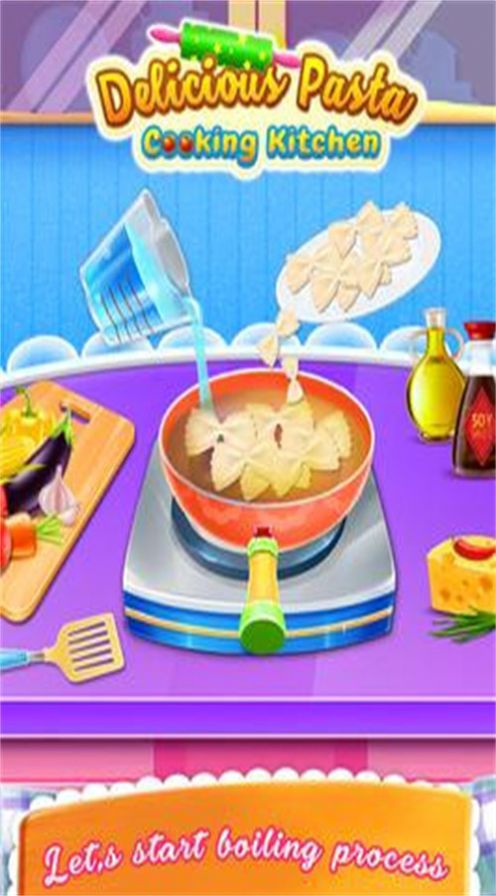 意大利面烹饪狂热游戏安卓版（Pasta Cooking Mania Kitchen Games）图片1