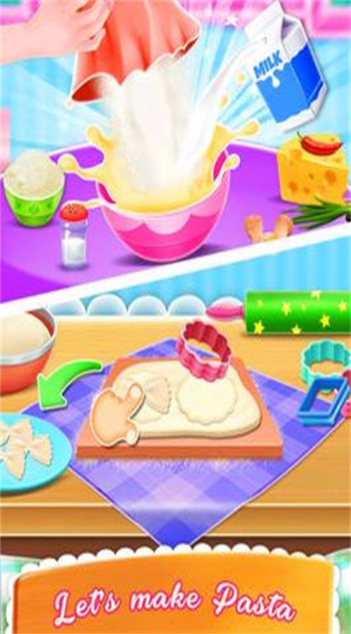 意大利面烹饪狂热游戏安卓版（Pasta Cooking Mania Kitchen Games）图2: