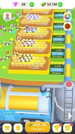放置蜜蜂农场游戏图1