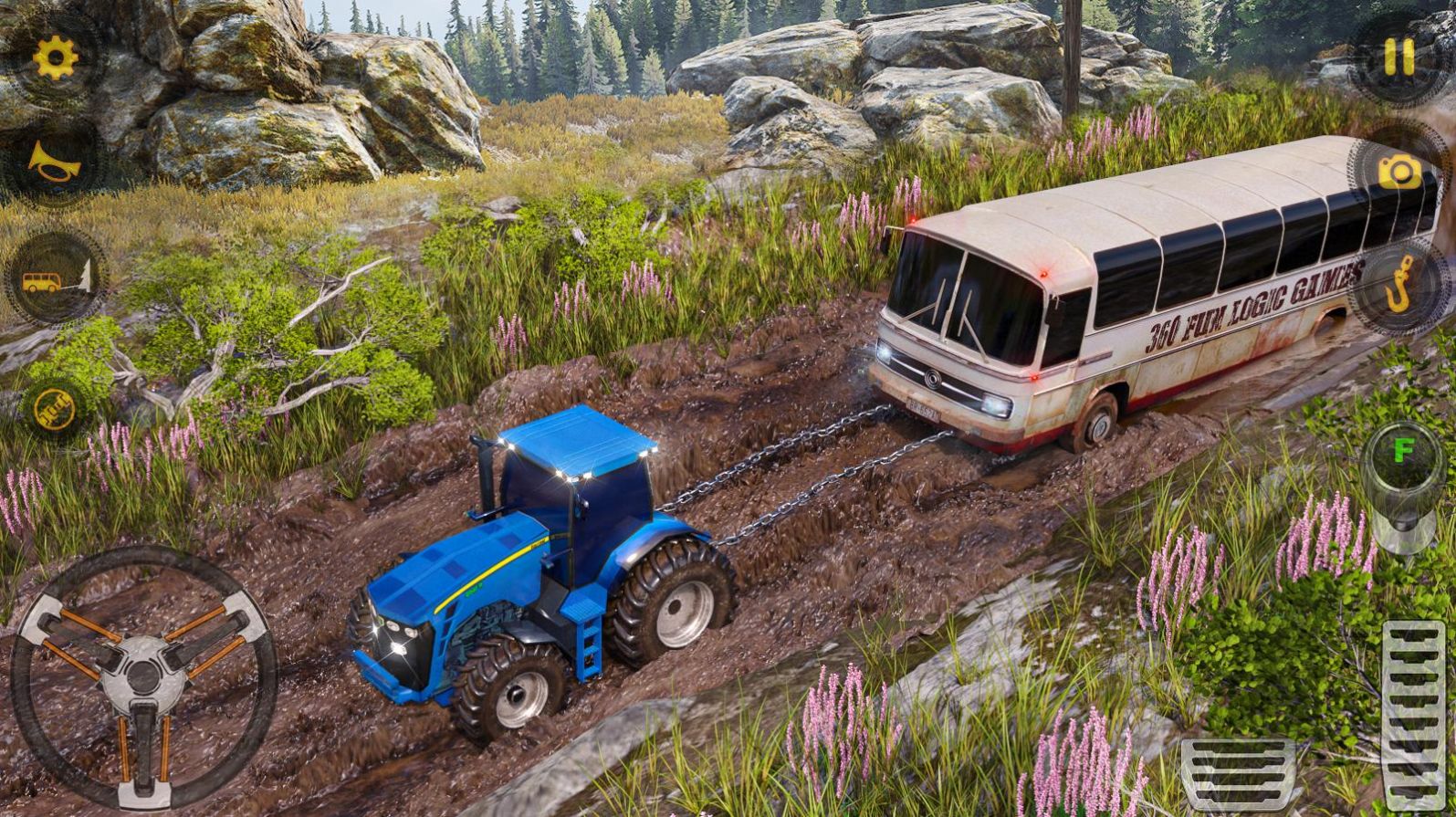 越野驾驶泥巴游戏安卓版（Offroad Driving Mud Bus Game）图片1