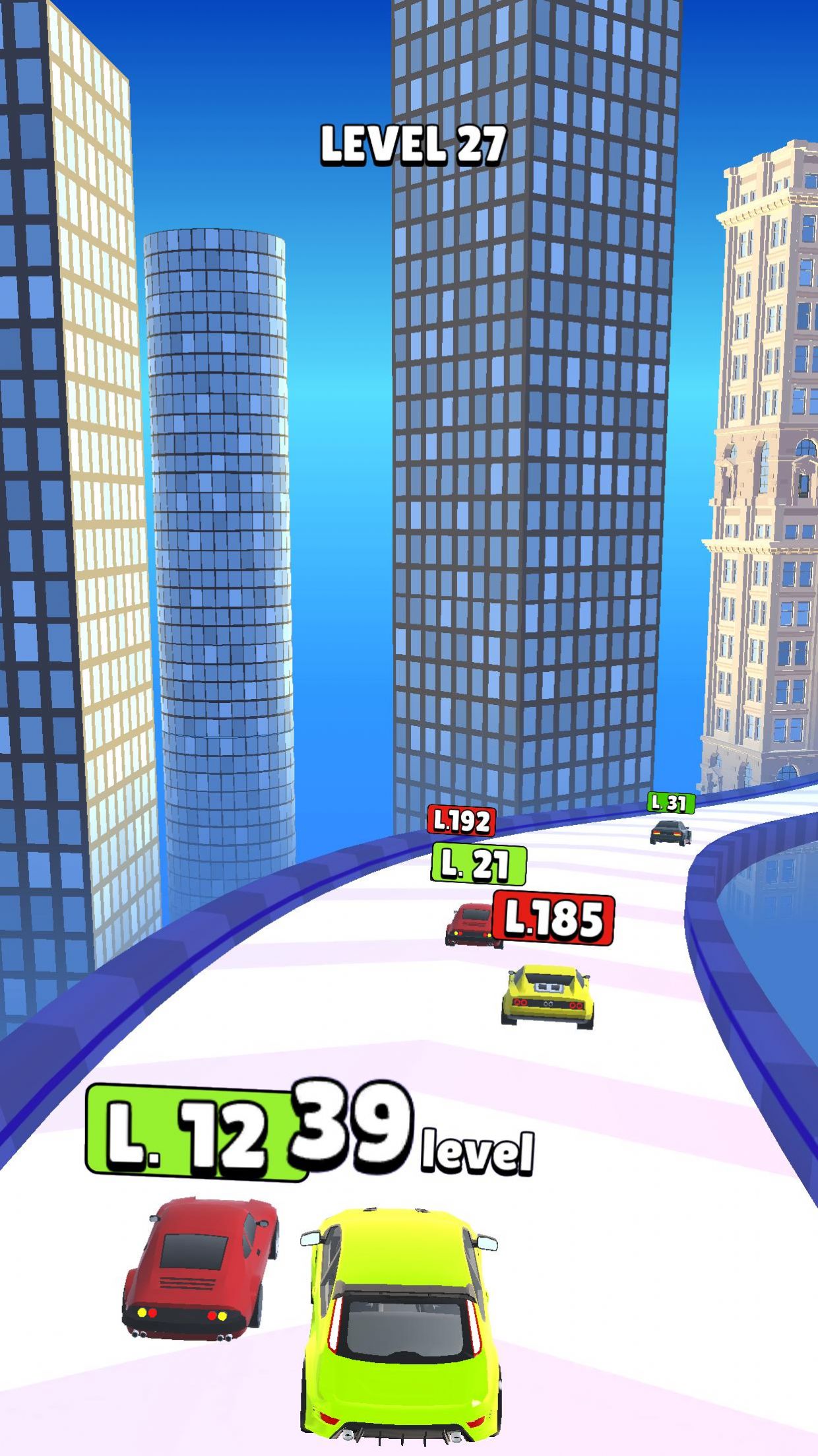 旋转汽车竞速游戏手机版（Level Up Cars）图2: