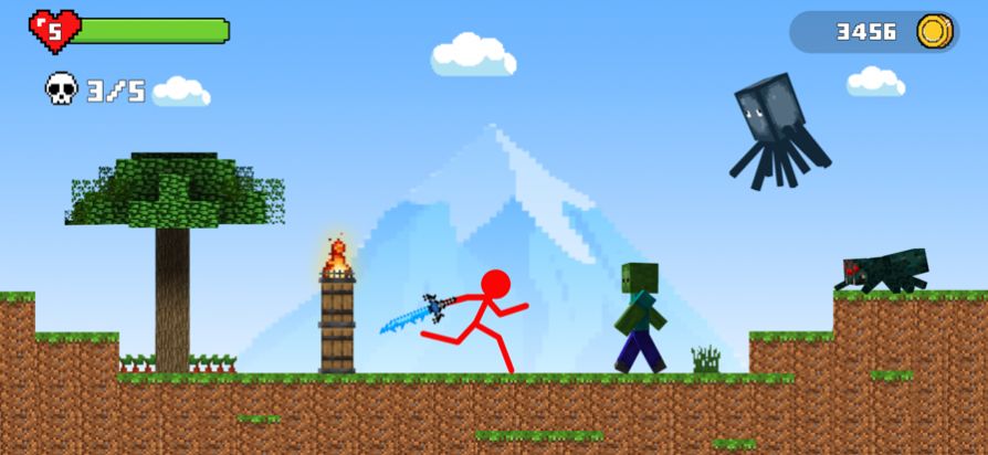 手工艺世界中的火柴人战斗游戏安卓版图2: