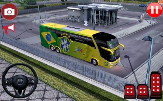 疯狂的巴士驾驶狂热3d游戏最新版手机版图1: