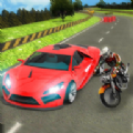 跑车vs摩托车骑行游戏