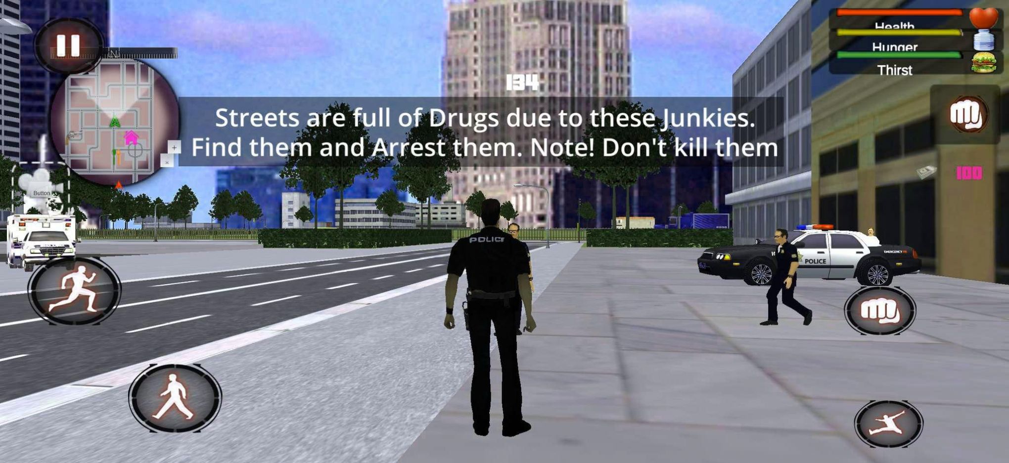 警察英雄城市游戏安卓版下载图1: