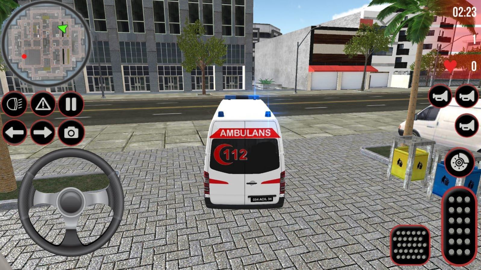 救护车紧急救援人员游戏安卓版（Ambulance Simulator）图片1