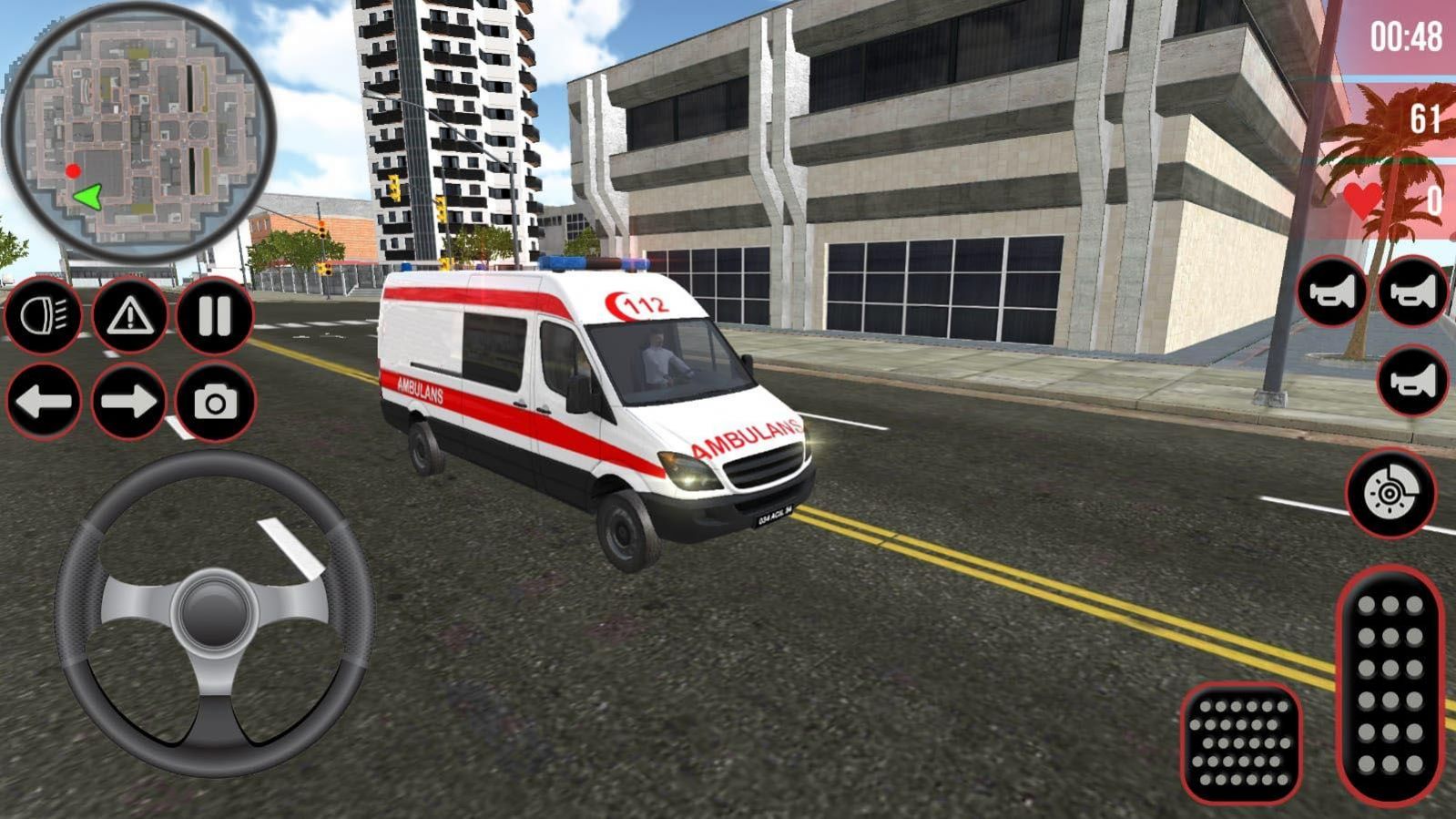 救护车紧急救援人员游戏安卓版（Ambulance Simulator）图2: