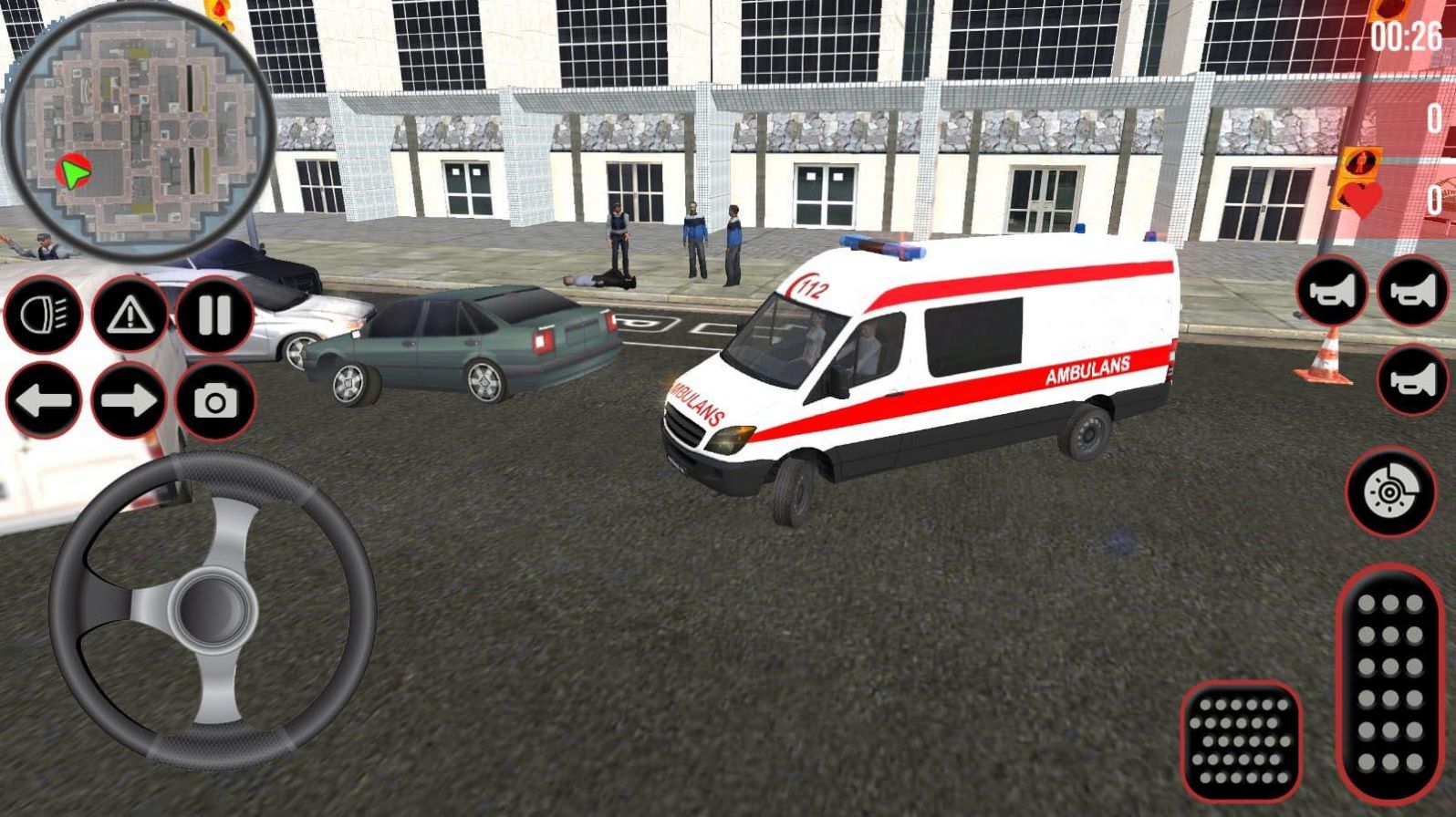 救护车紧急救援人员游戏安卓版（Ambulance Simulator）图3: