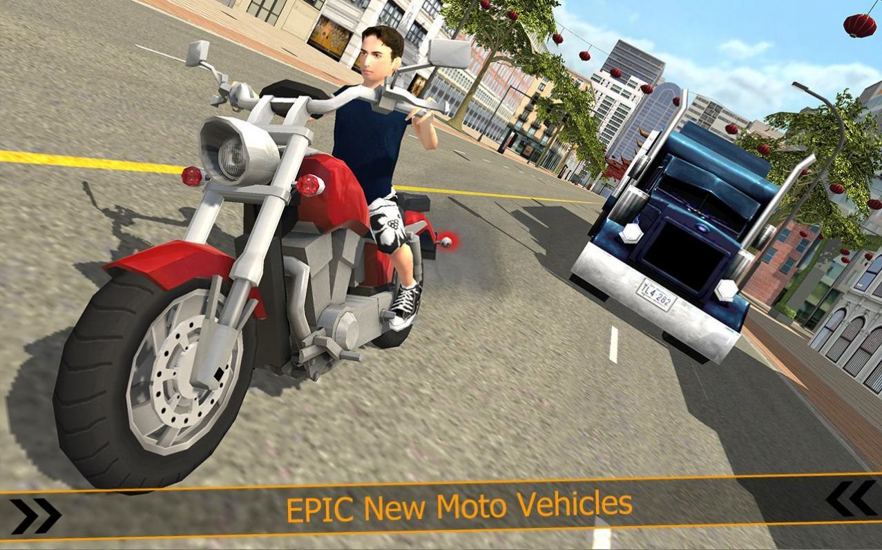 城市摩托驾驶模拟器游戏官方手机版截图2: