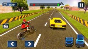 跑车与摩托车赛车游戏图3