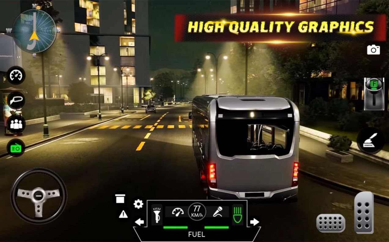 公交车停车驾驶模拟游戏最新手机版（Bus Simulation）图1: