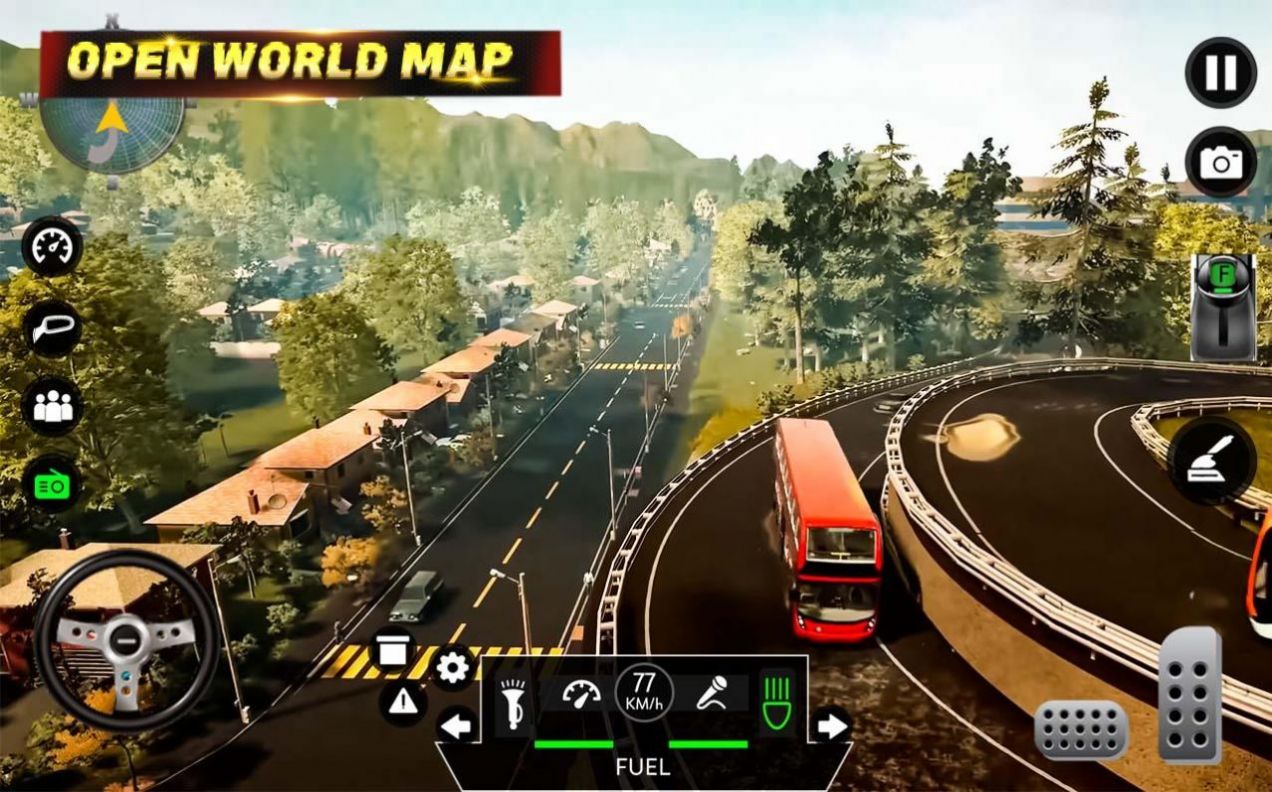 公交车停车驾驶模拟游戏最新手机版（Bus Simulation）图3: