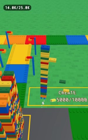 砖砌游乐园游戏最新版（Make Brick Land）图片1