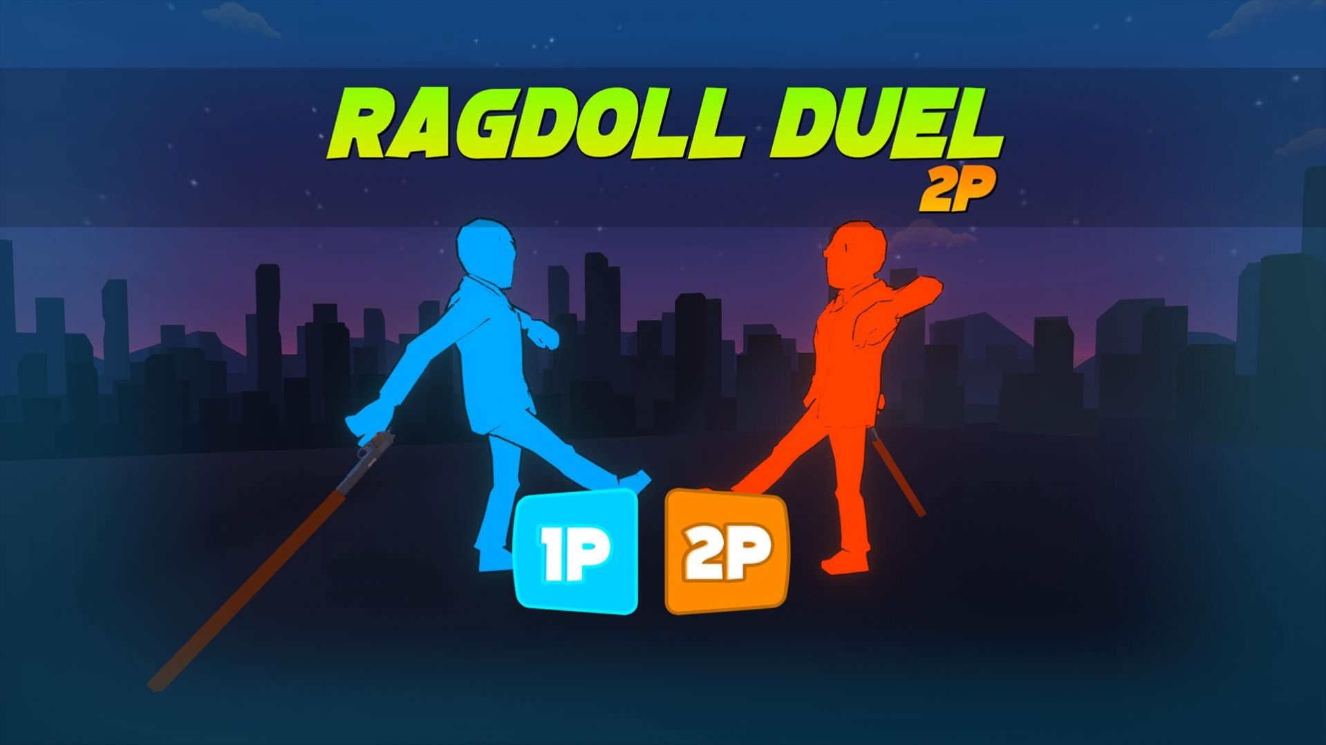 2人火柴人对决游戏官方版（Ragdoll Duel 2P）截图1: