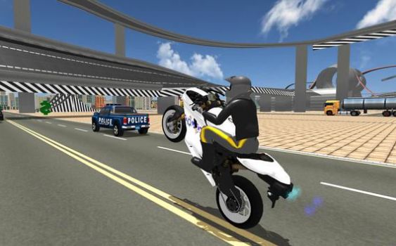 超级特技警察自行车模拟器3D游戏中文版图1:
