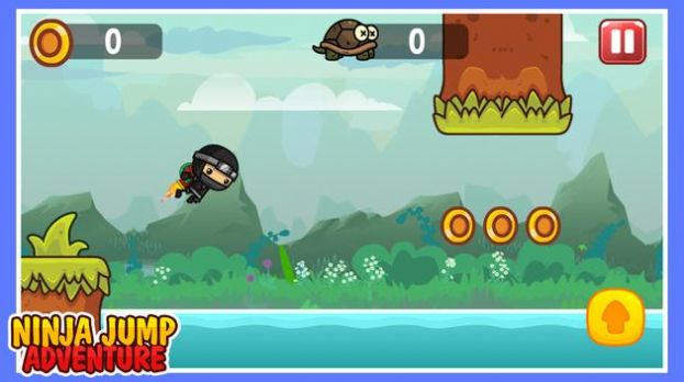忍者跳跃冒险游戏手机版（Ninja Jump Adventure）图2: