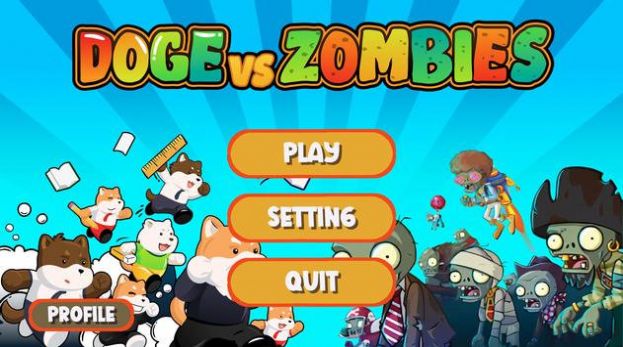 狗头vs僵尸游戏安卓版（Doge VS Zombie）图2: